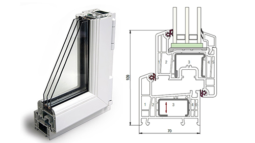 Балконный блок 1500 x 2200 - REHAU Delight-Design 40 мм Бронницы